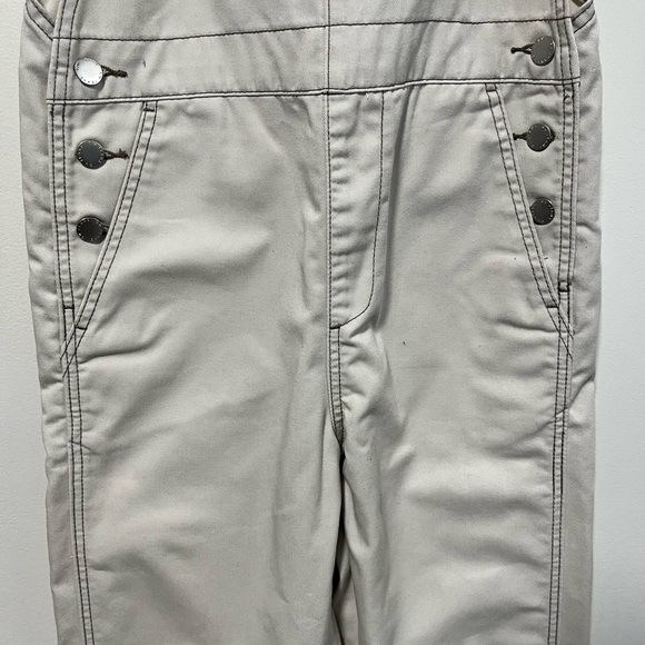 GU Off-White Wide-Leg Overalls XS - Picture 5 of 13